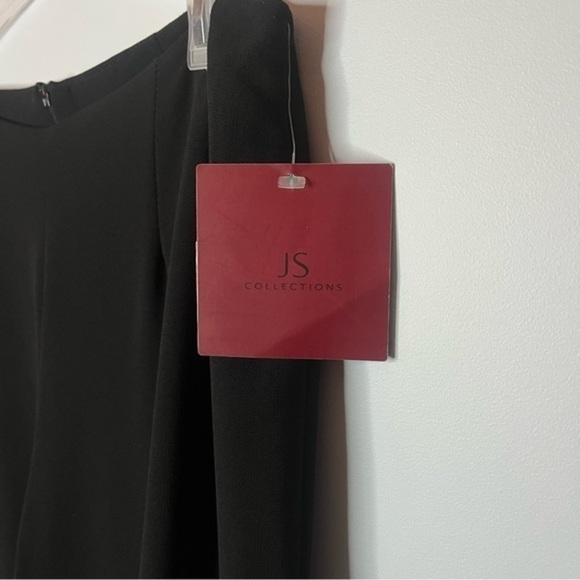 JS Collections Spanish Ruffle Split Hem Lightweight Flare Trousers Size 6 NWT - Picture 9 of 16